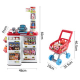 Kids Supermarket Cash Trolley Playset