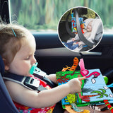 2-Pack Baby Cloth Book, Soft Learning and Sensory Activity Toy for Infants, 2 books