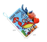 2-Pack Baby Cloth Book, Soft Learning and Sensory Activity Toy for Infants, 2 books