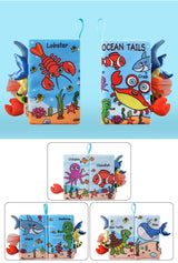 2-Pack Baby Cloth Book, Soft Learning and Sensory Activity Toy for Infants, 2 books