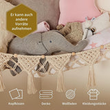 1 Pack Toy Storage Hammock and Organizer Net for Soft Toys, White