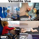 Airplane Bed - Airplane Footrest - Airplane Toddler Bed - Baby Travel Bed - Toddler Travel Bed - Baby Bed - Toddler Bed - Airplane Footbed - Child Seat Extender - Lightweight and Foldable - Comfortable - Water Resistant - Washable