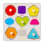 Darzheoy Wooden Puzzles for Toddlers, Montessori Toys for Toddlers Age 1-3, Kids Educational Learning Toys, Early Educational Toys, Christmas Birthday Gifts for Boys & Girls J