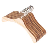 WHAMVOX 10 Pcs Mini Wooden Clothes Rack Hangers Clothing Kids Toys Baby