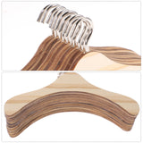 WHAMVOX 10 Pcs Mini Wooden Clothes Rack Hangers Clothing Kids Toys Baby