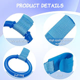 4 PCS 4 Colors Plastic Baby Crib Pull Rings Kids Walking Exercises Assistant Stand Up Cot Hanging Rings for Infant Baby Toddler Practice Tool