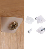 30-piece drawer repair kit - drawer repair set with screws - drawer support - drawer base repair brackets - plastic corner brackets - corner bracket fixings with screws for furniture